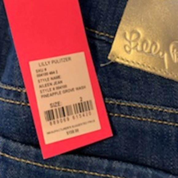 Lilly Pulitzer Aileen Button Fly jeans - Picture 4 of 7
